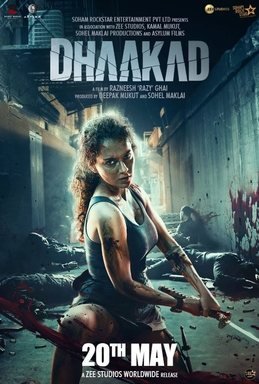 Dhaakad poster